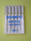 SCHMETZ STRETCH SEWING MACHINE NEEDLES 75/11 JANOME/BROTHER​/BERNINA 