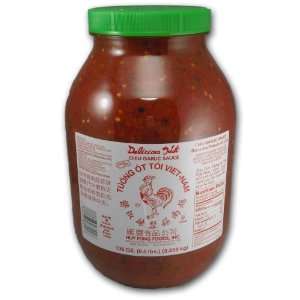 Huy Fong Delicious Hot Chili Garlic Sauce, 136oz Plastic Jar  