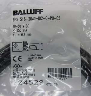 BALLUFF PROXIMITY SWITCH BES 516 3040 102 C PU 05  