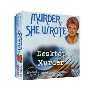    Murder She Wrote Desktop Murder Jigsaw Puzzle Toys & Games