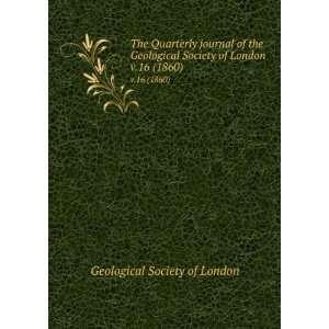   Geological Society of London. v.16 (1860) Geological Society of