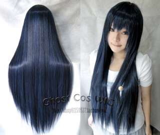   New Fashion Long 8 colors Cosplay Party Straight synthetic Wig 100cm
