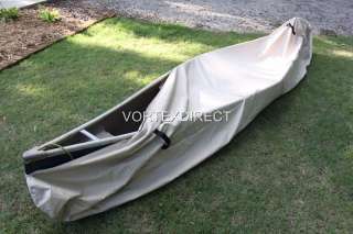 NEW HEAVY DUTY KAYAK/CANOE COVER UP TO 16 TAN/BEIGE  