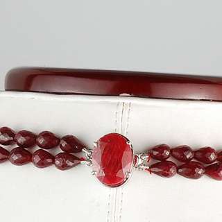 508.00 CTS MAGNIFICENT NATURAL RUBY BRIOLETTES NECKLACE  