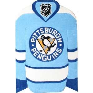   Anglo Oriental Pittsburgh Penguins Jersey Floor Rug: Sports & Outdoors