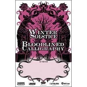  Bloodlined Calligraphy   Posters   Limited Concert Promo 
