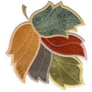 Brother Embroidery Machine Card AUTUMN APPLIQUES #2  