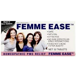  Miers Labs Femme Ease Homeopathic PMS Relief Tabs 32 ct 