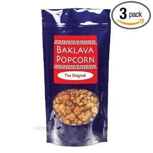 Garvey Nut & Candy The Original Baklava Popcorn, 8 Ounce Bags (Pack of 