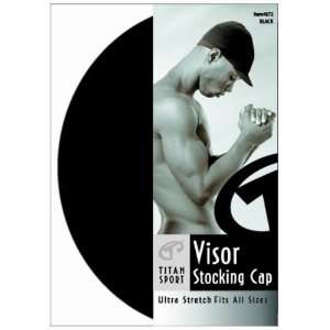  Titan Sport Visor Stocking Cap Black #672 Beauty