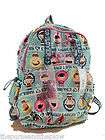 NEW HARAJUKU LOVERS HANDBAG AQUA ESKIMO KISSES YUMMIER CORE BACKPACK 