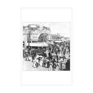  The Atlantic City Boardwalk 12x18 Giclee on canvas