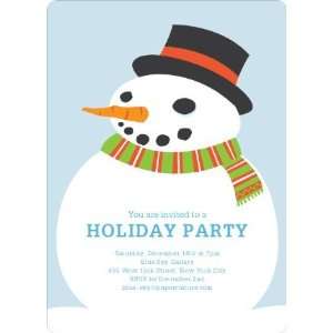  Fat Snowman Holiday Invitations