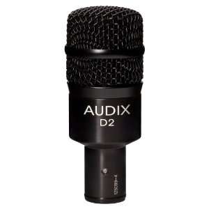  Audix D2 Dynamic Microphone, Hyper Cardioid Musical 