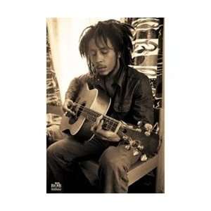 Bob Marley (Sepia) Music Poster Print: Home & Kitchen