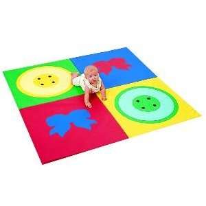  60in Buttons & Bows Mat, Mats for Infants and Toddlers 