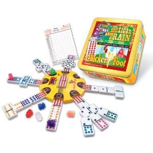    Puremco Mexican Train/Chickenfoot Dual Game Set: Toys & Games