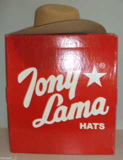 NEW* Tony Lama Prem Wool TH 4 Buck Skin 7 Hat  