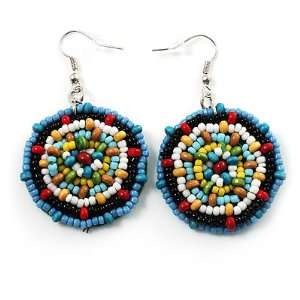  Boho Multicoloured Bead Drop Earrings Jewelry