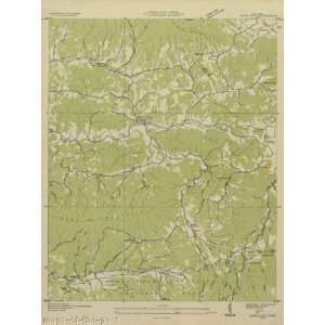    USGS TOPO MAP JONES COVE QUAD TENNESSEE (TN) 1935: Home & Kitchen