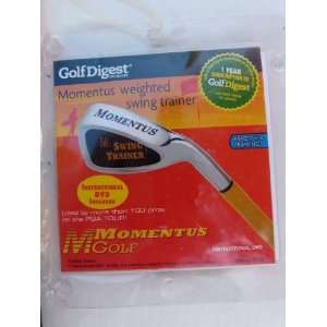  Golf Digest Momentus Weighted Swing Trainer   Yellow 