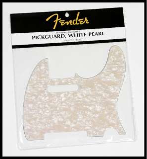 Fender Telecaster Pickguard, White Pearl  NEW!  