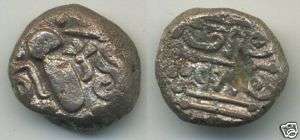 Rare SRI OM billon drachm, Malwa, ca.1150 1300 AD  