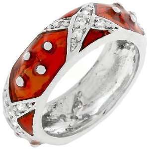  Boogie Down Ruby Red Enamel Ring (size: 09): Everything 