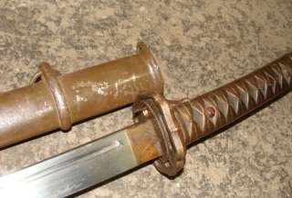 Rare WWII Japanese Military Samurai Sword Katana  
