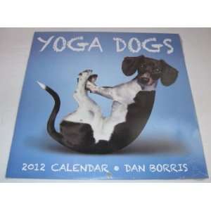   Yoga Dogs 2012 Sixteen Month Calendar by Dan Borris: Office Products