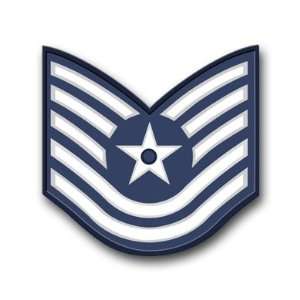  US Air Force Technical Sergeant Decal Sticker 3.8 