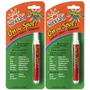 Sun & Earth On the Spot Stain Removing Pen, 0.34 oz 2 ct (Quantity of 