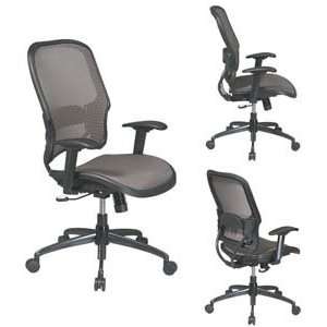 Latte Air Grid® Seat and Back Manager’ s Chair With Adjustable Arms 