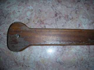 VINTAGE 1968 SOLID WOOD COLLEGE FRATERNITY PADDLE  