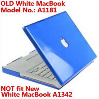 Glossy Hard case Keyboard skin Screen protector apple OLD White 