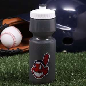 com MLB Cleveland Indians 24oz. Gray Wide Mouth Plastic Sports Bottle 