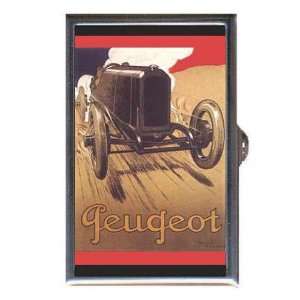  Peugeot Early Car Racing Ad Coin, Mint or Pill Box: Made 