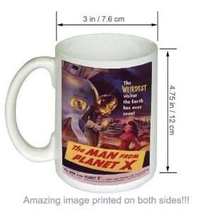 The Man From Planet X Vintage Movie COFFEE MUG:  Kitchen 