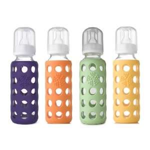 Lifefactory Bpa free Glass Baby Bottle 4 Pack (9 oz. in Gender Neutral 