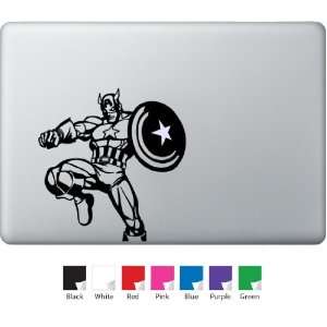   Captain America Decal for Macbook, Air, Pro or Ipad 