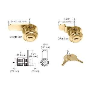  CRL Gold Plated Cam Lock   Keyed Alike by CR Laurence 