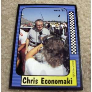   1991 Maxx Chris Economaki # 224 Nascar Racing Card