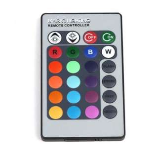   Cyclinder Crystal RGB LED Light Blub Lamp With Remote Controller