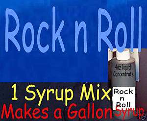 ROCK n ROLL BLUE Snow Cone/SHAVED ICE Flavor SYRUP MIX  
