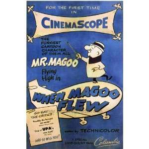  When Magoo Flew Movie Poster (27 x 40 Inches   69cm x 
