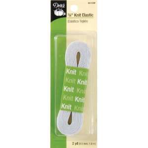  Knit Elastic 3/8 Inch Wide  White: Arts, Crafts & Sewing