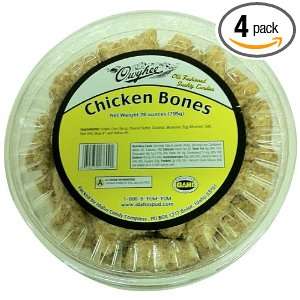Idaho Candy Chicken Bones Tub, 28 Ounces (Pack of 4)  
