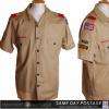 Vintage RETRO 80s Boy Scouts of America Shirt uniform   Medium  