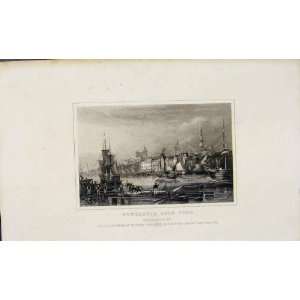  Dugdale C1845 Old Print Newcastle Upon Tyne England