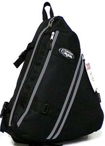 Messenger Sling Body Bag Backpack BLACK Day Bag 303  